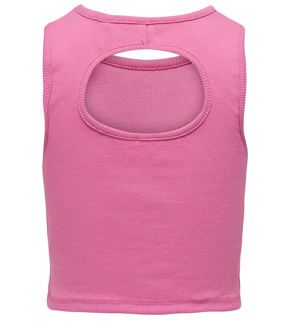 Kids Only Top - KogNussa - Rib - Wild Orchid/Back Cut Out