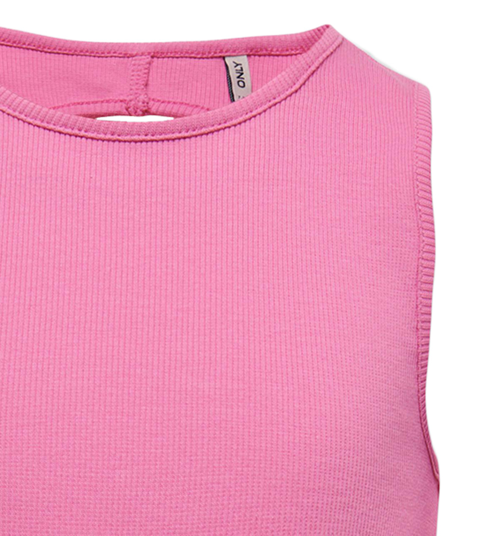 Kids Only Top - KogNussa - Rib - Wild Orchid/Back Cut Out