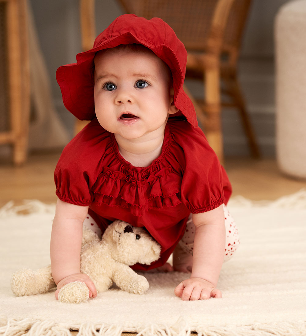Müsli Sommerhat - Poplin - Berry Red