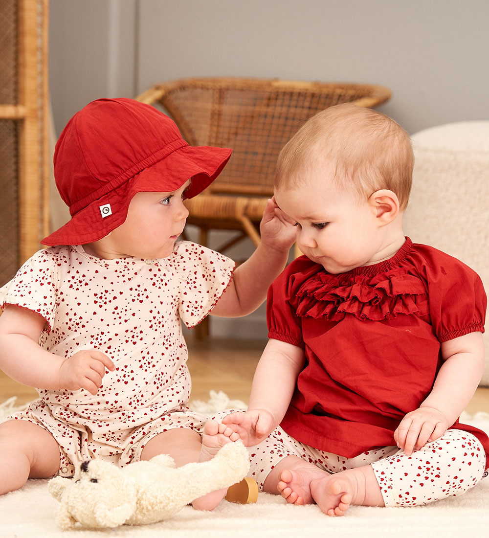 Müsli Sommerhat - Poplin - Berry Red
