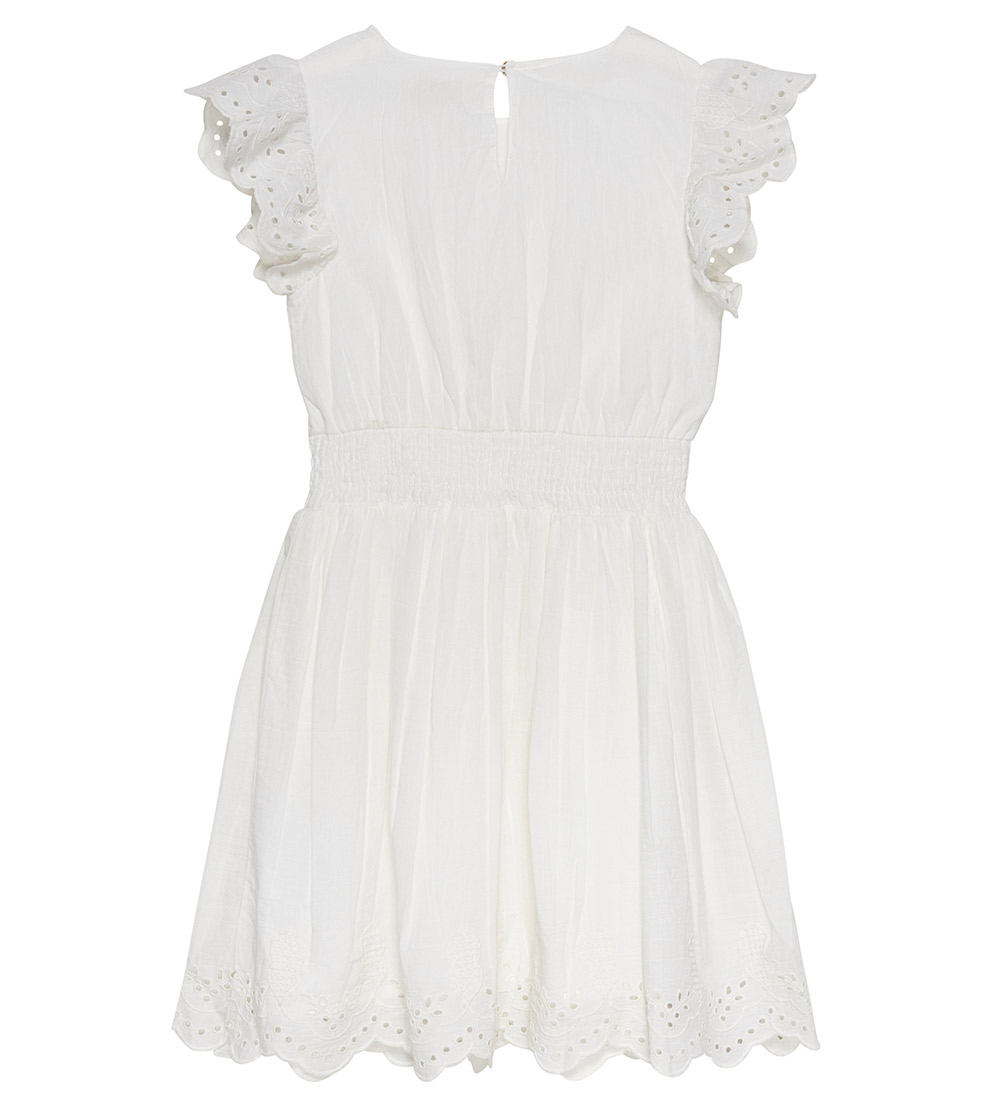 Creamie Kjole - Embroidery - Hvid