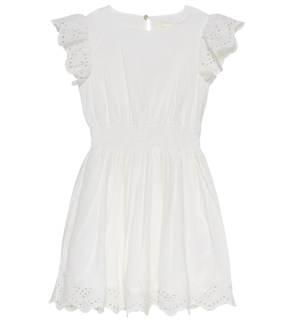 Creamie Kjole - Embroidery - Hvid