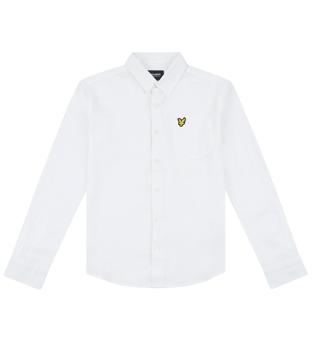 Lyle & Scott Skjorte - Linen - Bright White