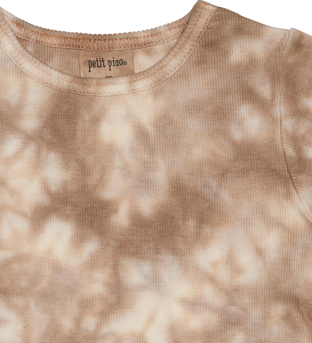 Petit Piao T-shirt - Rib - Baggy - Summer Camel Tie Dye