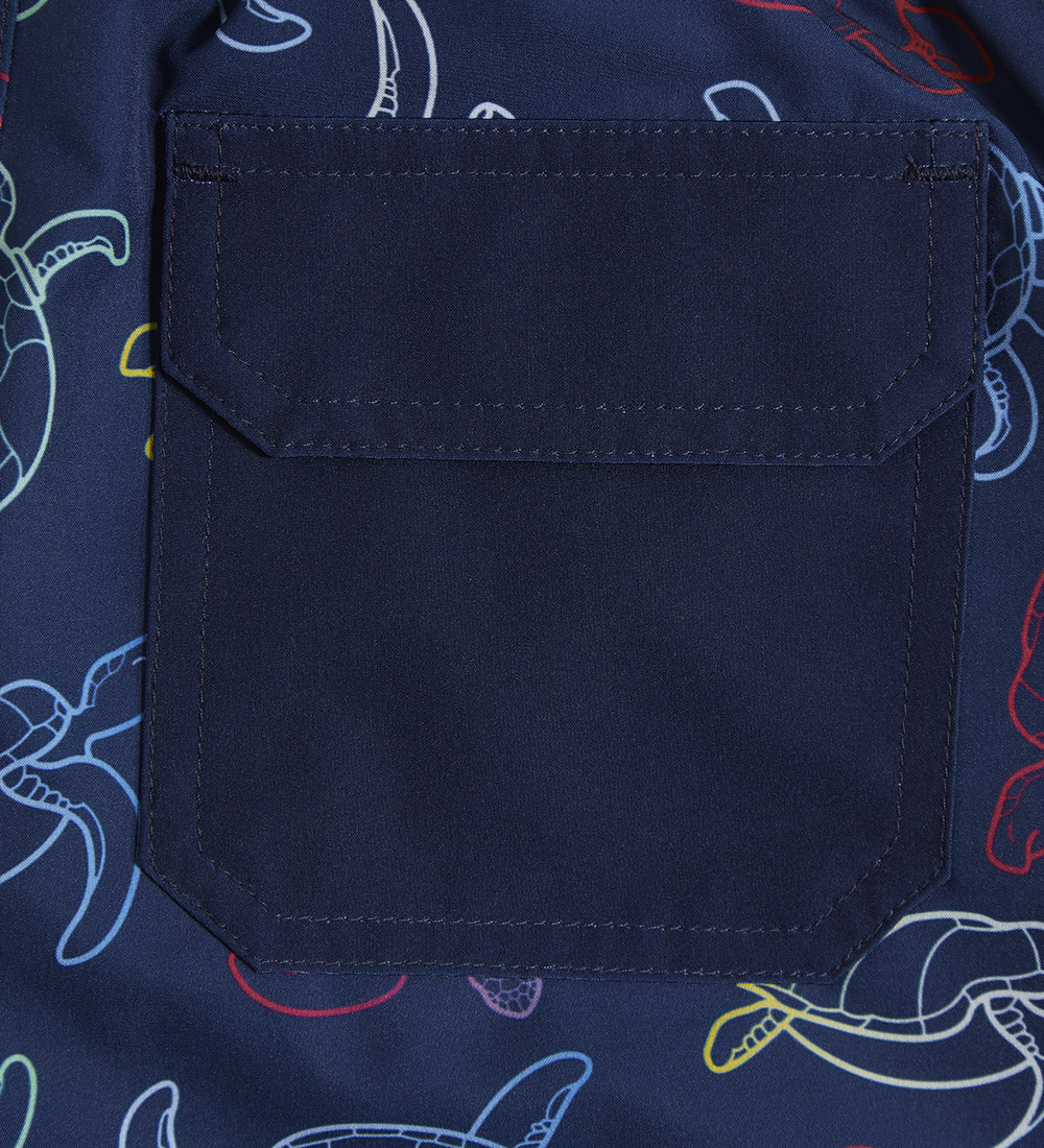 Color Kids Badeshorts - Goji Berry