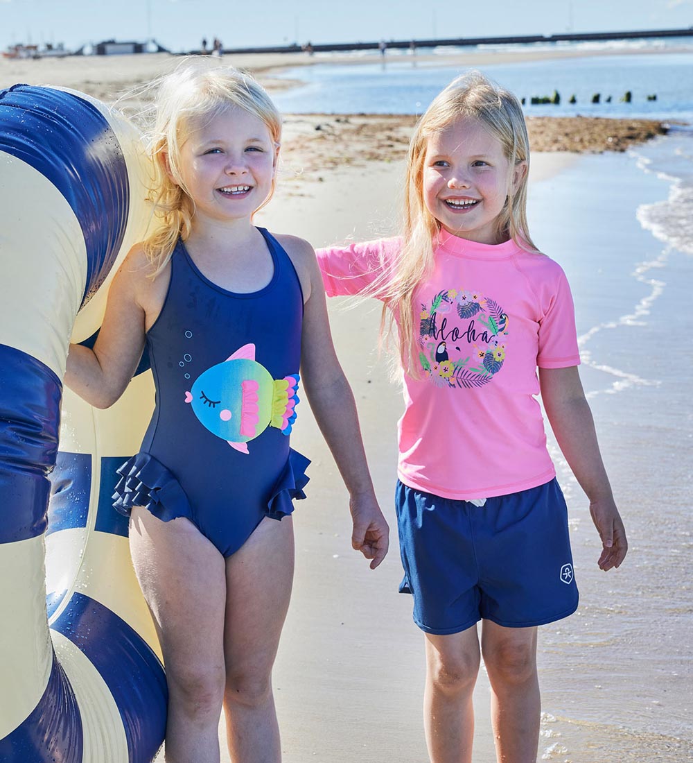 Color Kids Badedragt - Dark Denim