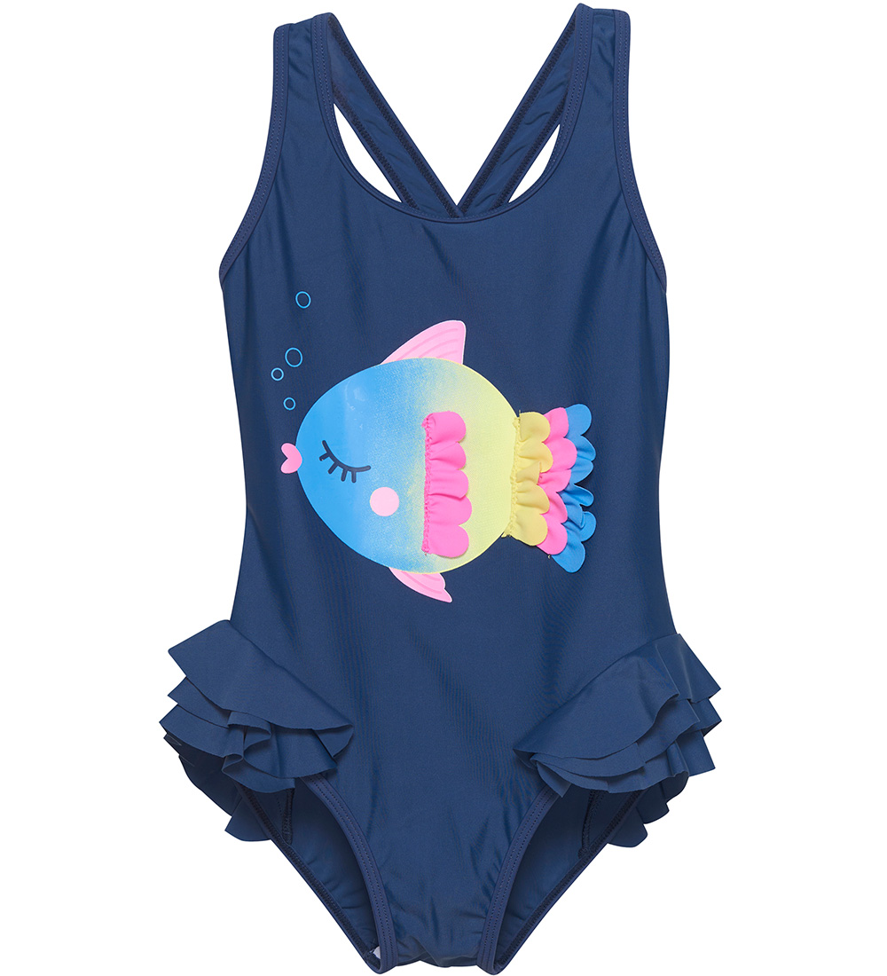 Color Kids Badedragt - Dark Denim