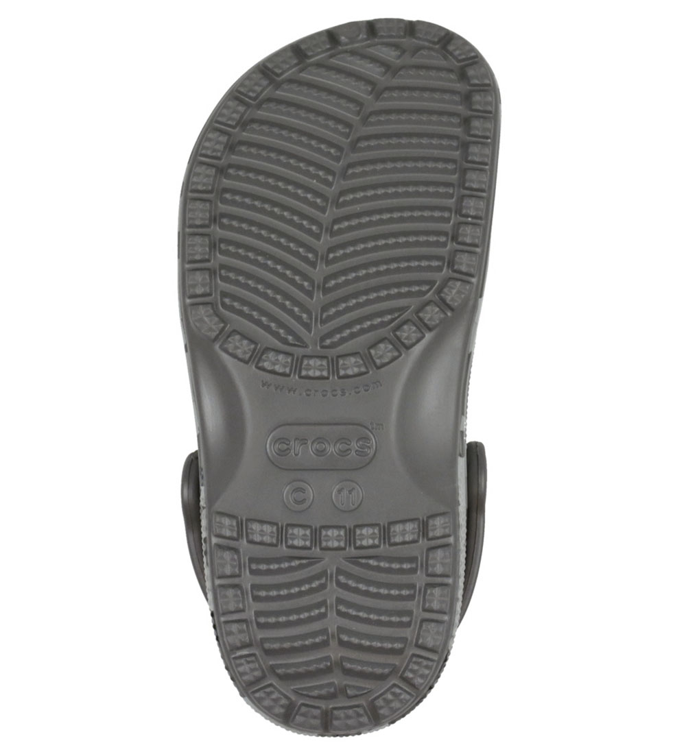 Crocs Sandaler - Classic Camo Clog K - Sort/Grå