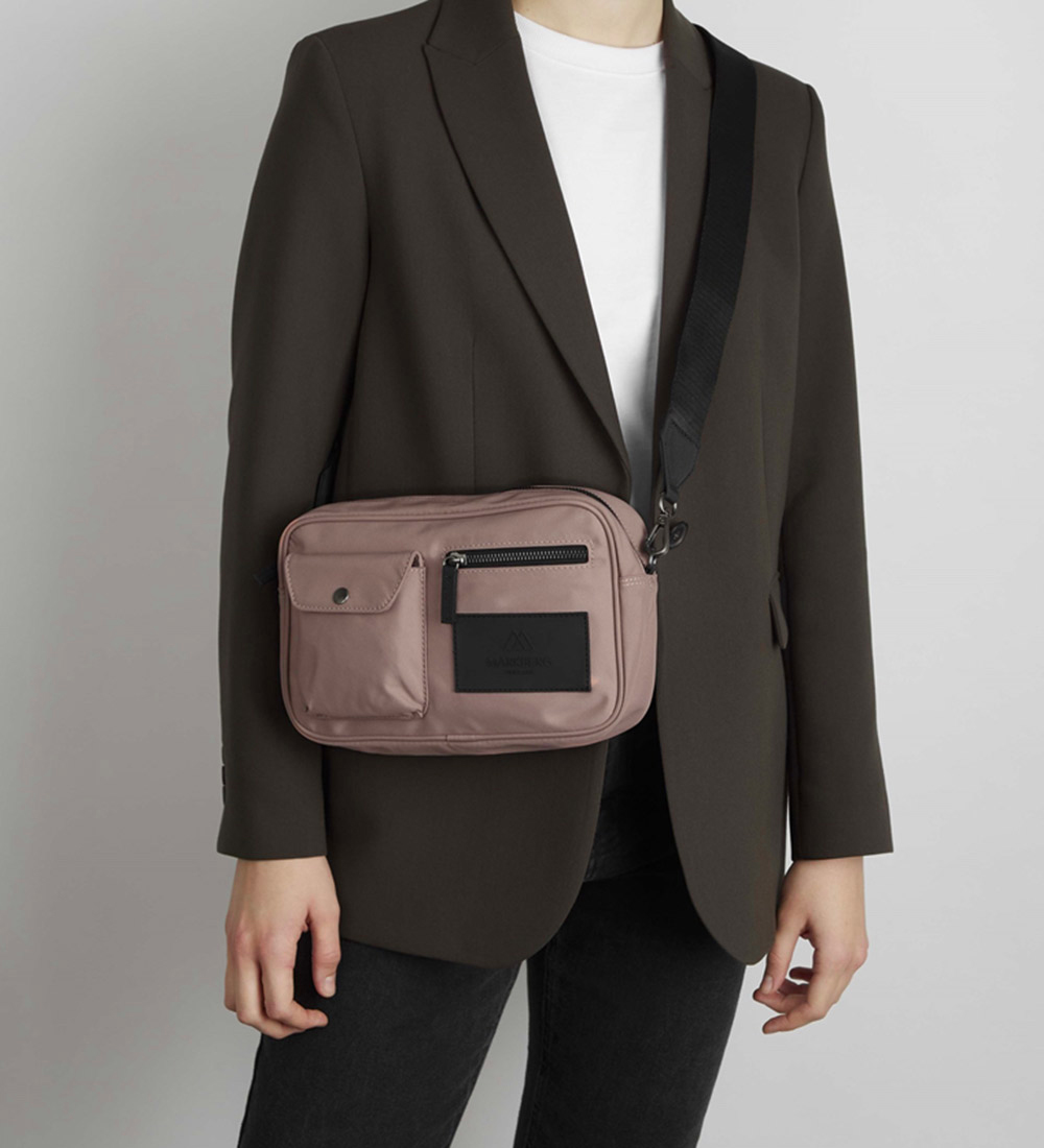 Markberg Skuldertaske - DarlaMBG - Cross Bag - Soft Blush/Sort