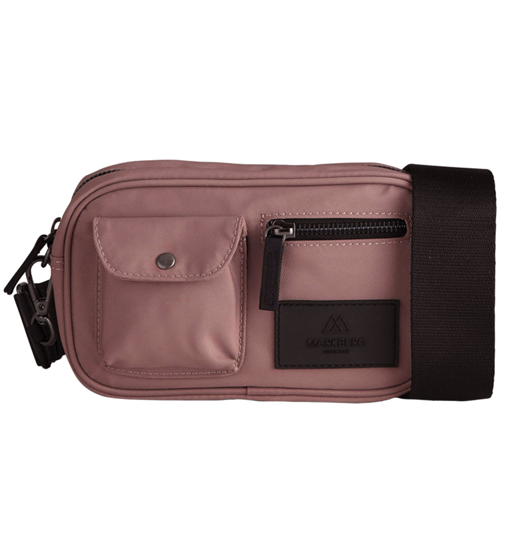 Markberg Skuldertaske - DarlaMBG - Small Cross - Soft Blush/Sort