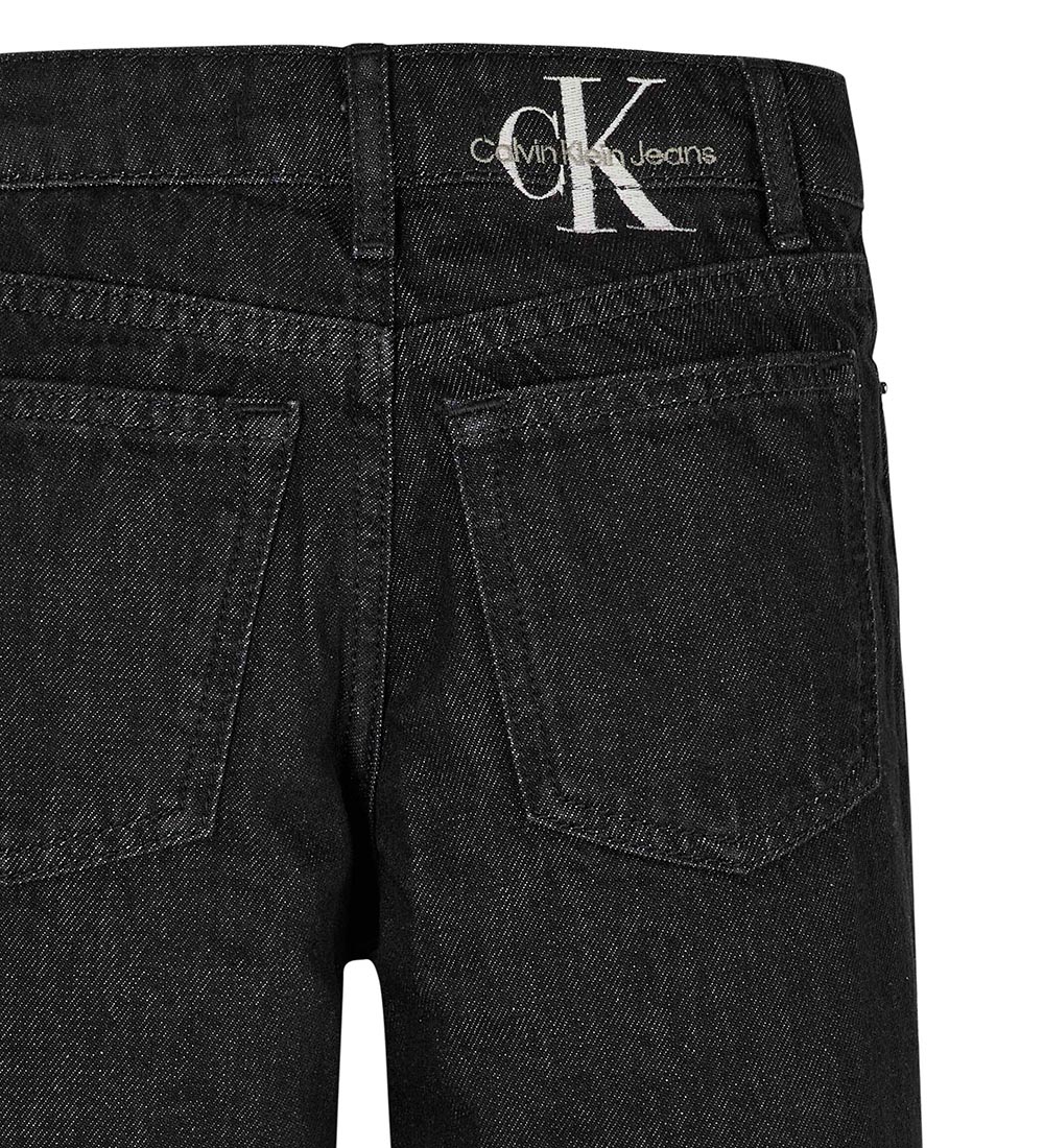 Calvin Klein Jeans - High Rise - Wild Leg - Sort