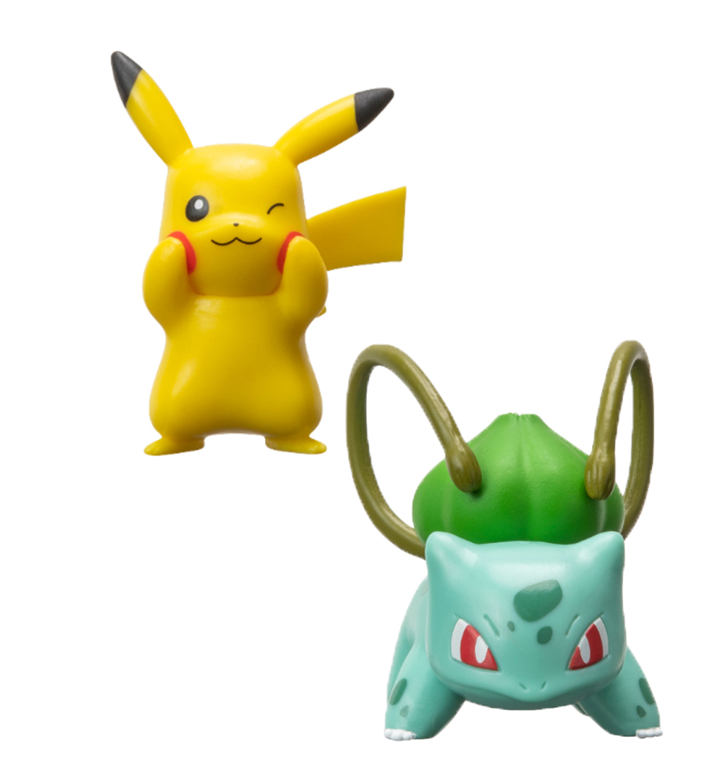 Pokmon Figurer - 2-pak - Battle Figure - Bulbasur/Pikachu