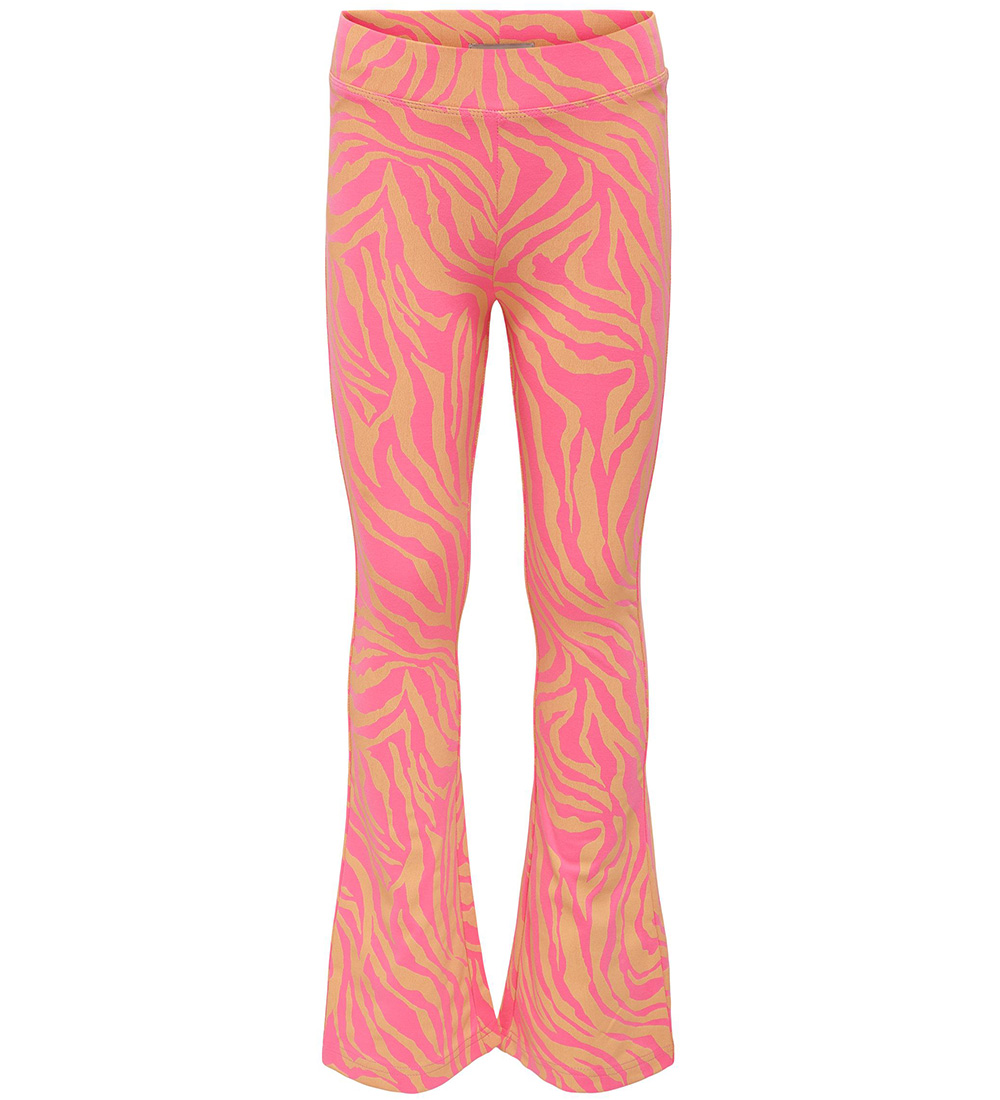 Kids Only Bukser - KogPaige - Sugar Plum/Beach Zebra