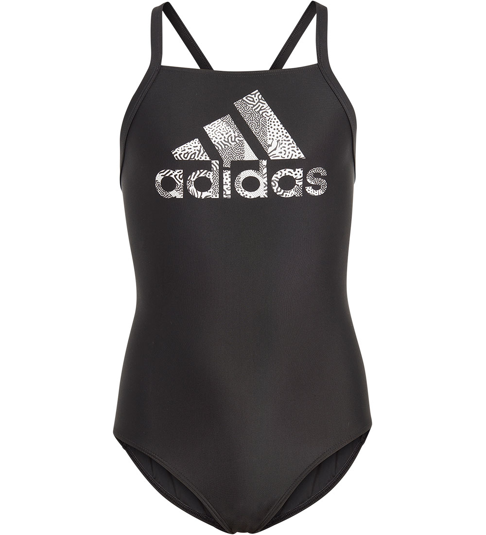 adidas Performance Badedragt - Big Logo Suit - Sort/Hvid