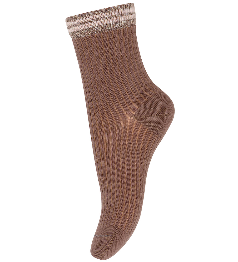 MP Strømper - Rib - 3-pak - Alba - Multi Mix m. Glimmer