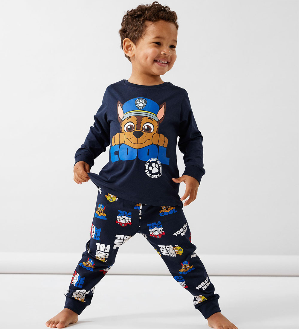 Name It Nattøj - Bluse/Bukser - NkmJabur PawPatrol - Dark Sapphi