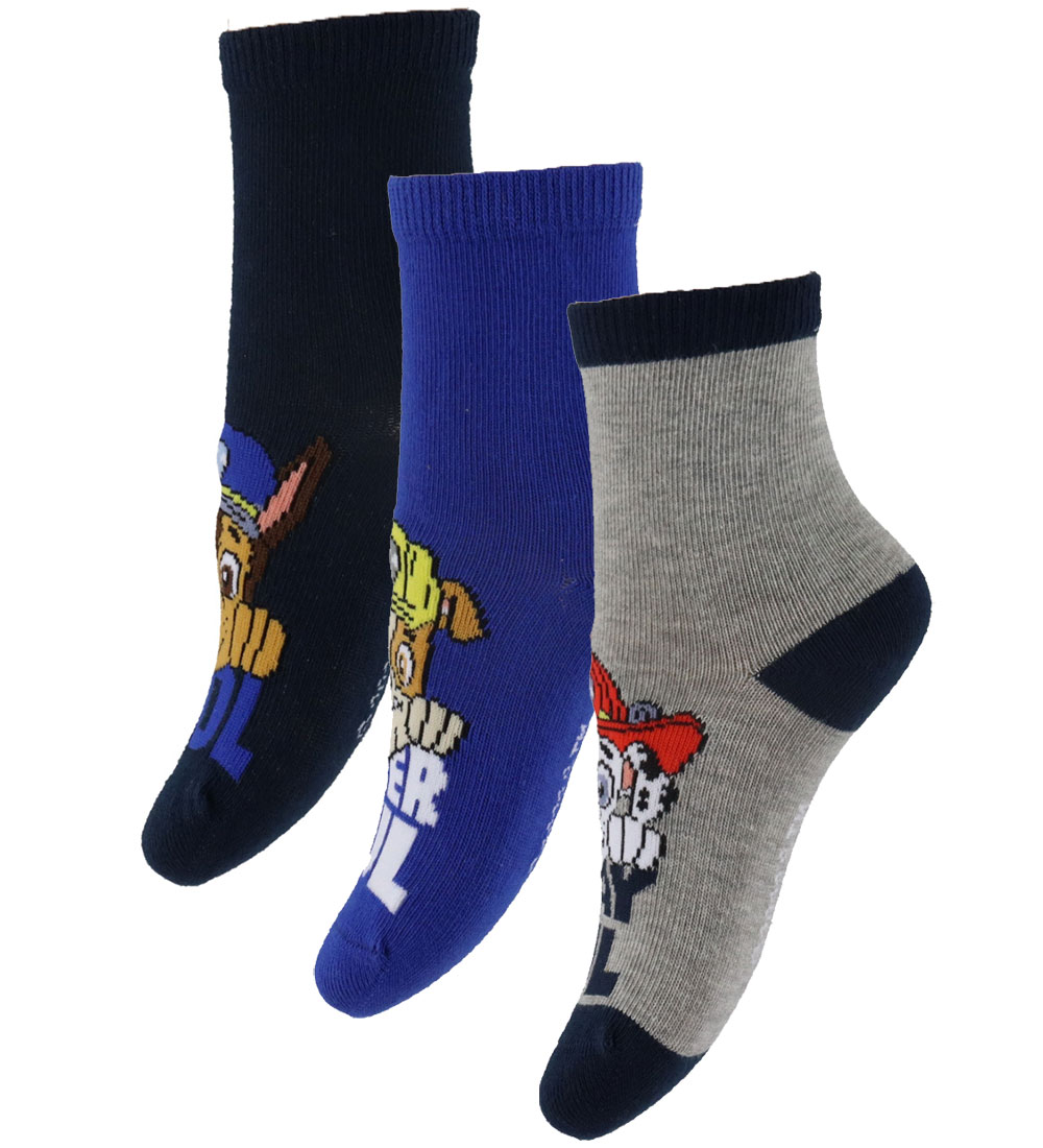 Name It Strømper - NmmJion PawPatrol - 3-pak - Dark Sapphire
