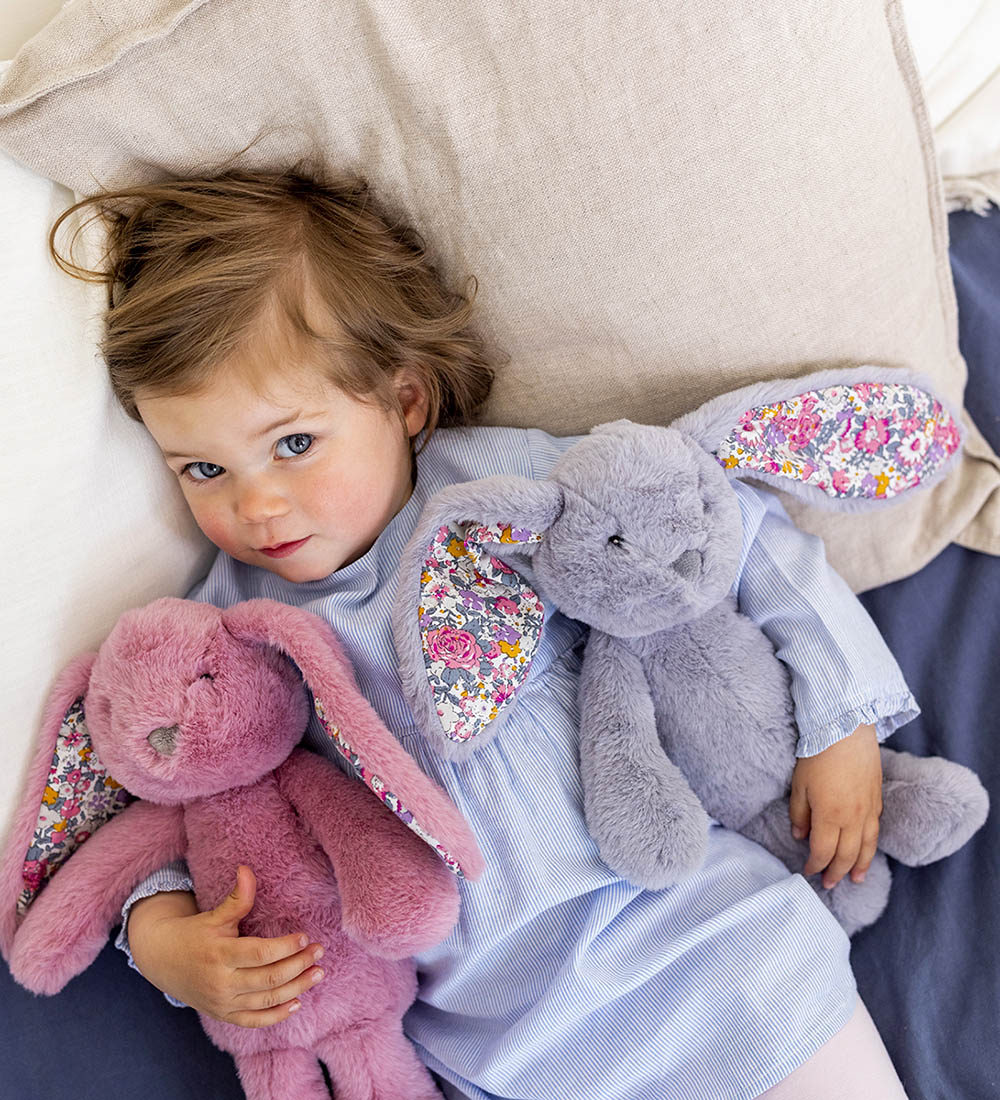 Teddykompaniet Bamse - Bunnies Viola - 32 cm - Lyserød