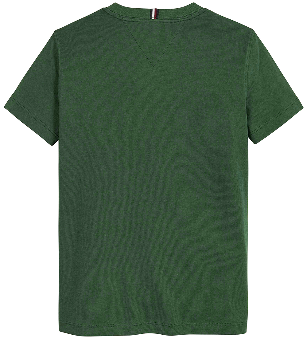 Tommy Hilfiger T-shirt - Essential Cotton Tee - Collegiate Green