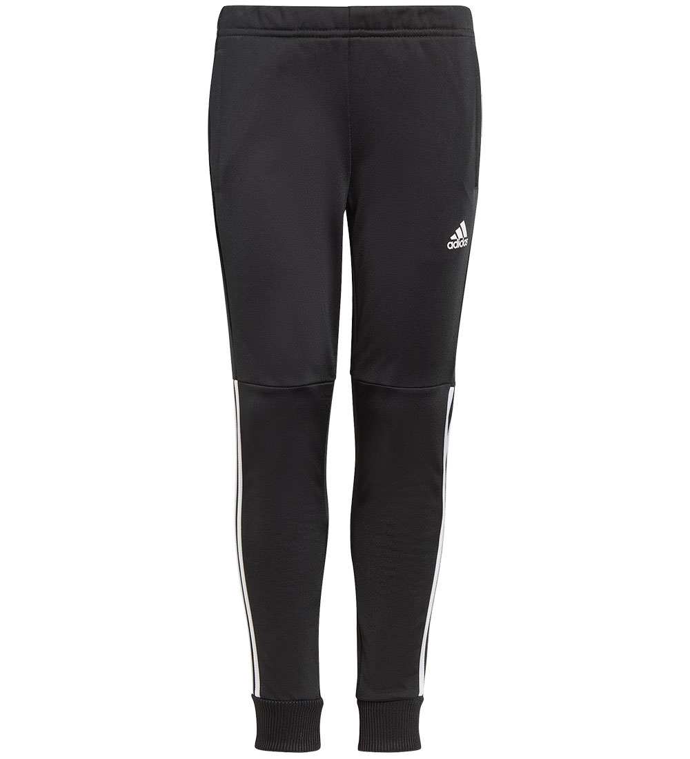 adidas Performance Træningssæt - Cardigan/Bukser - Sort/Hvid/Grå