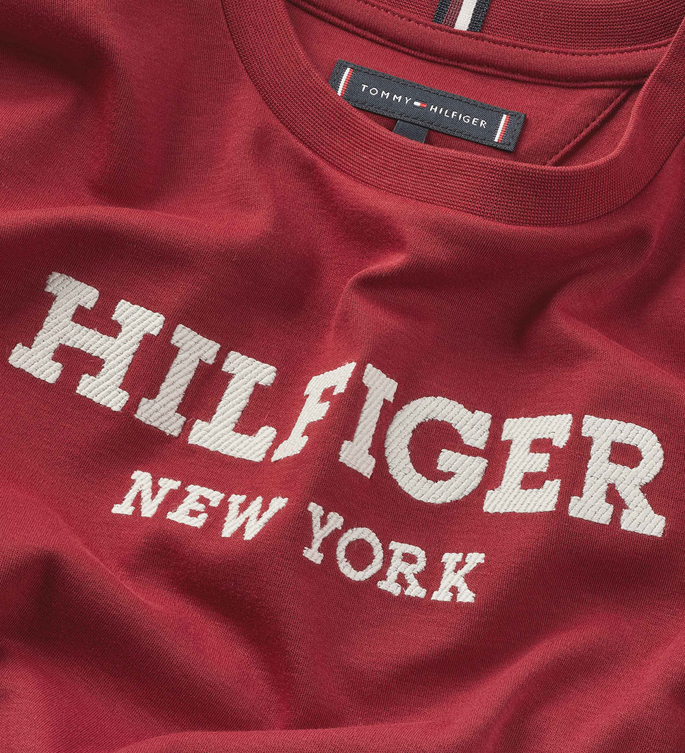 Tommy Hilfiger T-shirt - Hilfiger Logo - Rouge