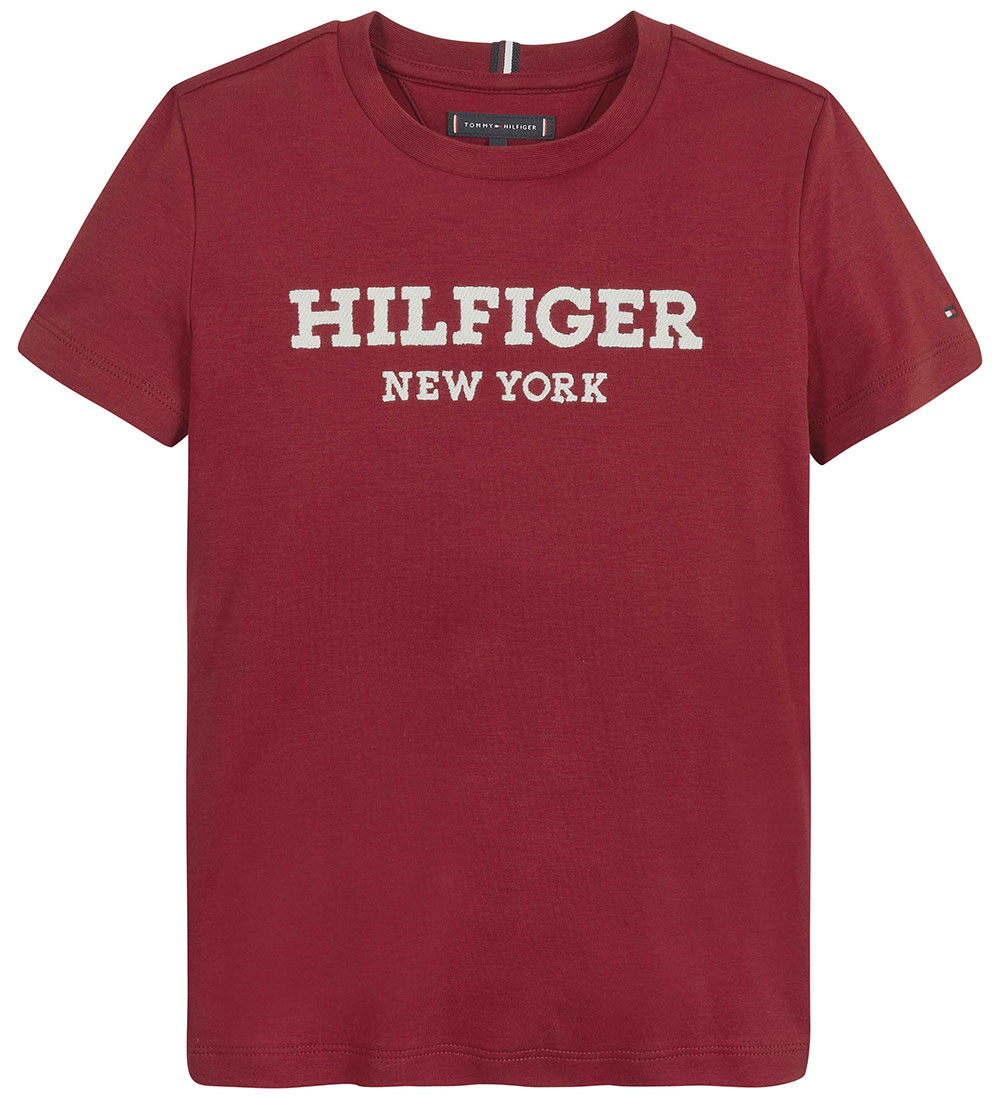 Tommy Hilfiger T-shirt - Hilfiger Logo - Rouge