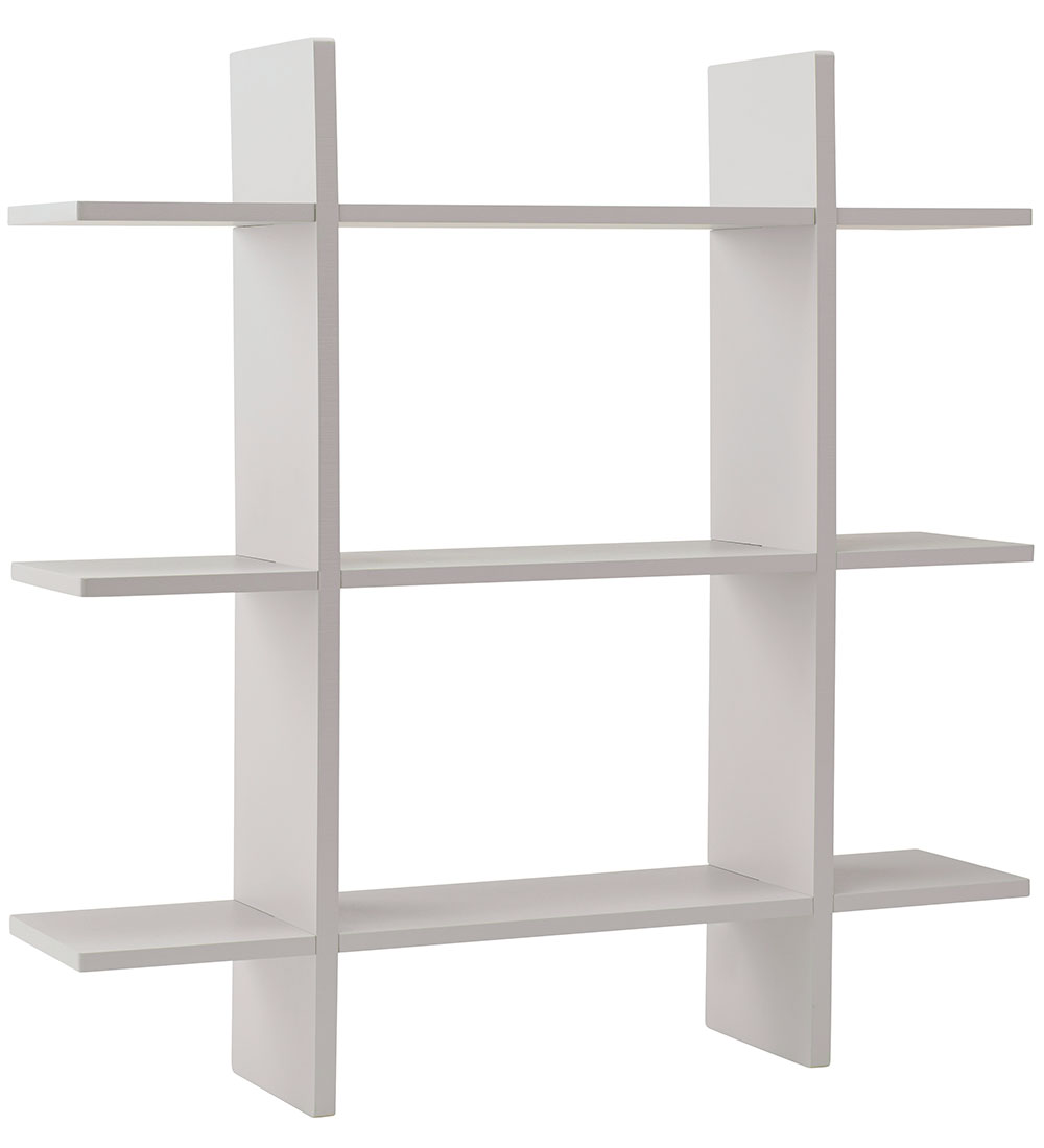 Kids Concept Væghylde - 70x70x15 cm - Grå