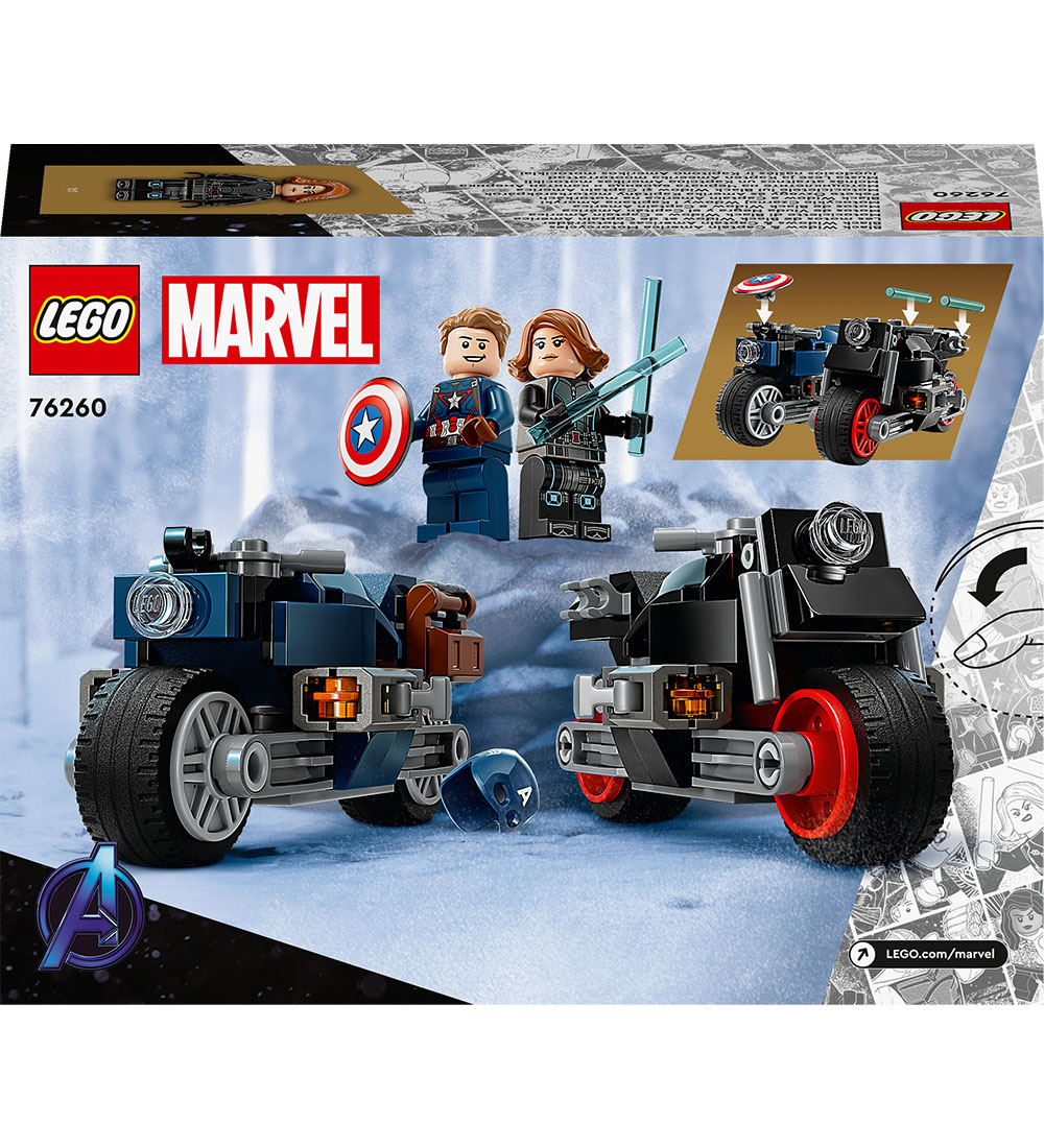 LEGO® Marvel - Black Widow og Captain A... - 76260 - 130 Dele