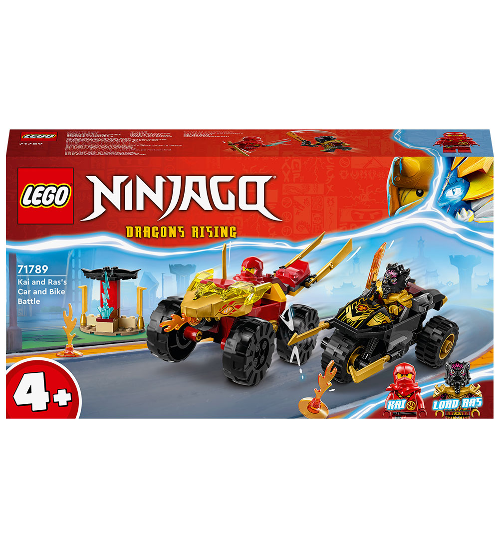 LEGO® Ninjago - Kai og Ras' Bil- Og Motorcykelkamp 71789 - 103 D