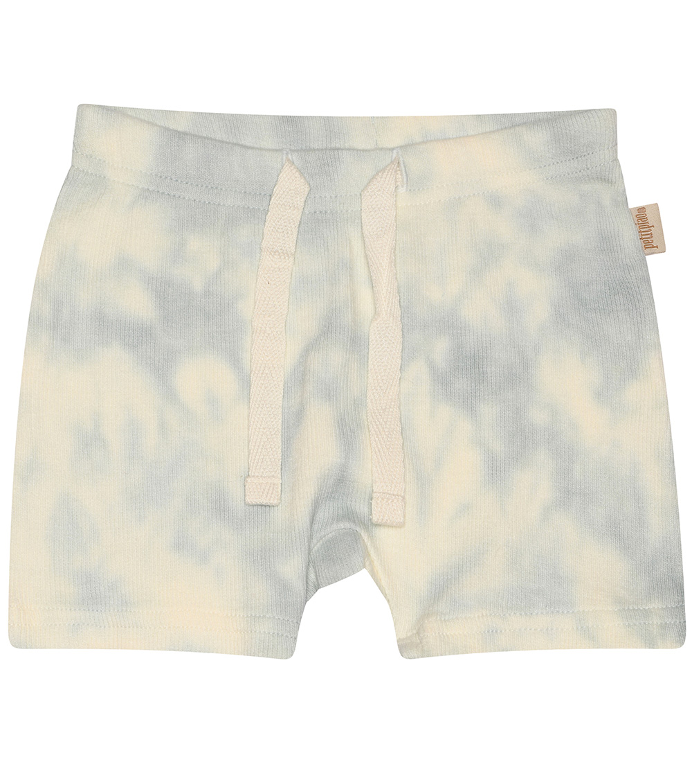 Petit Piao Shorts - Rib - Pearl Blue Tie Dye
