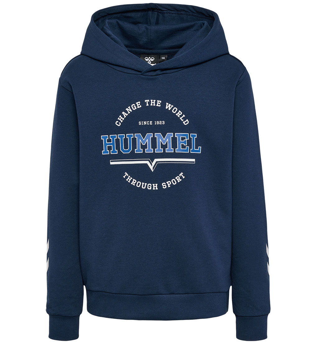 Hummel Hættetrøje - hmlAsher - Dress Blue