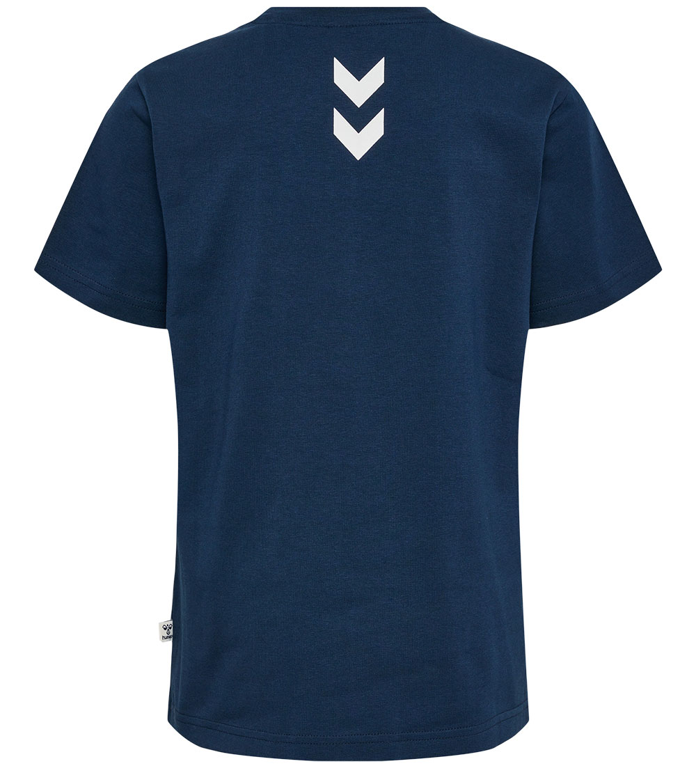 Hummel T-shirt - hmlLucas - Dress Blue