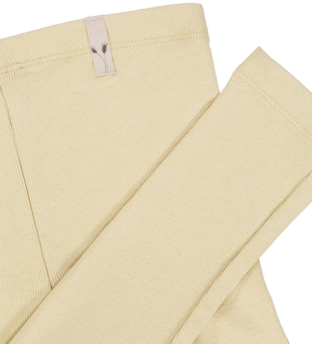 Wheat Leggings - Rib - Yellow Dream