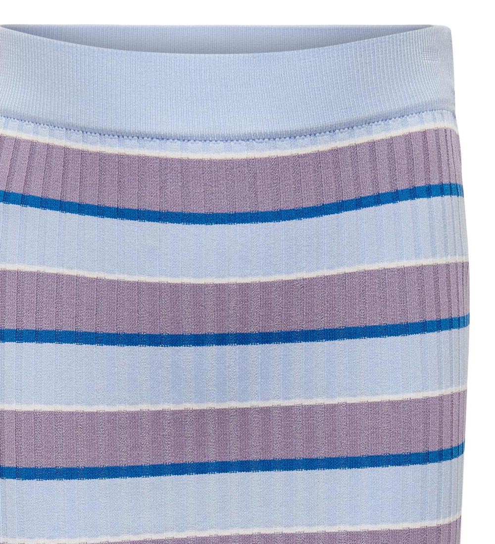 Kids Only Nederdel - Strik/Rib - KogDebbie - Clear Sky/Lavender