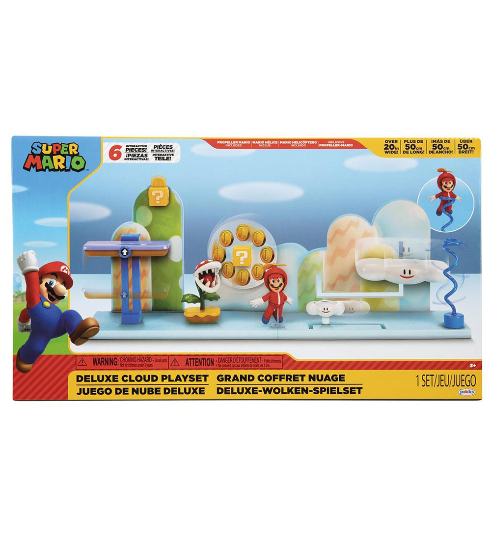 Super Mario Legesæt - Deluxe Playset - 11 Dele