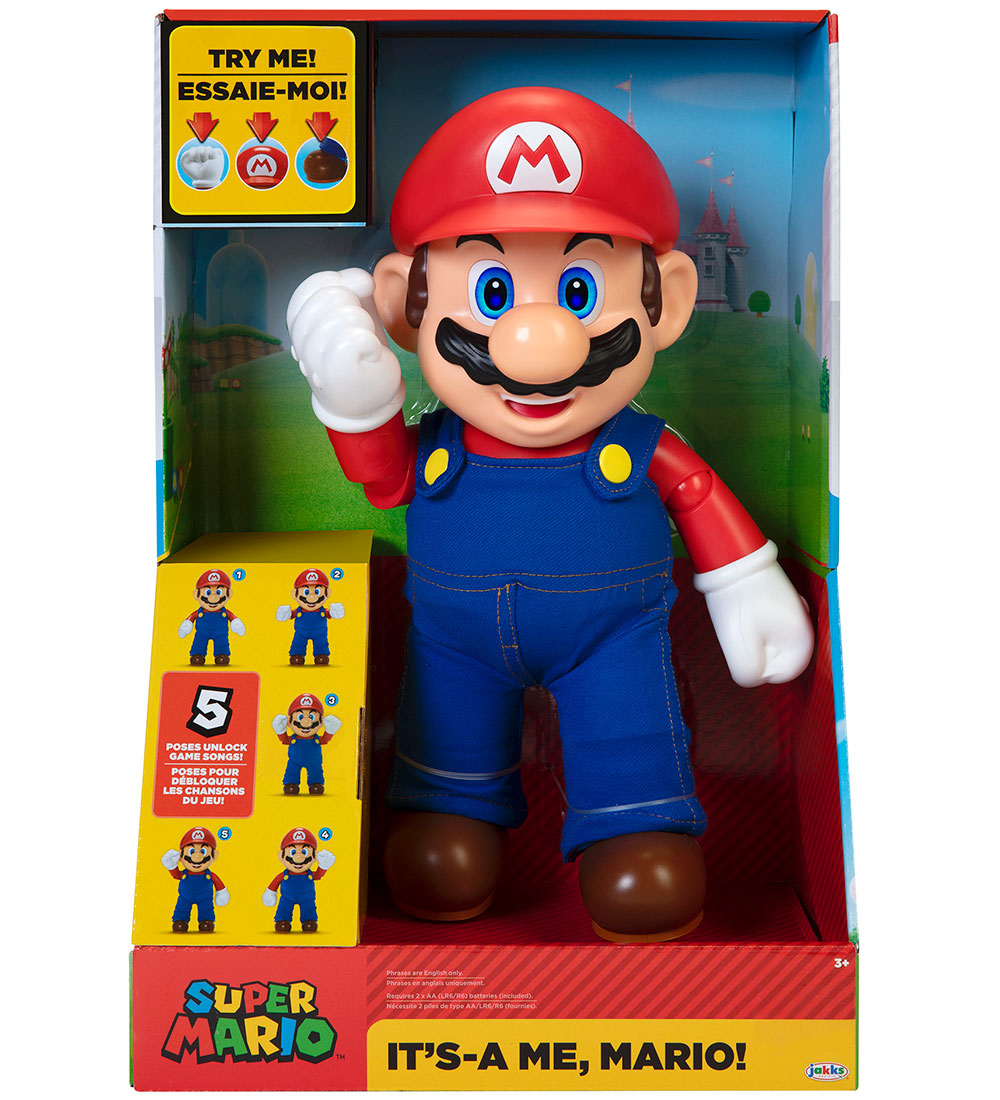 Super Mario Figur - Its A Me Mario - 33 cm