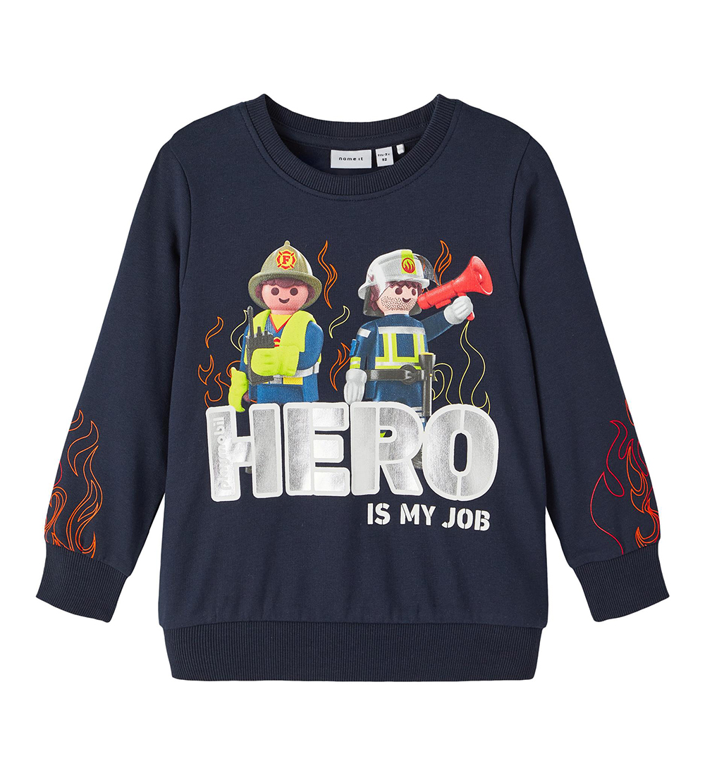 Name It Sweatshirt - NmmJoshi - Dark Sapphire