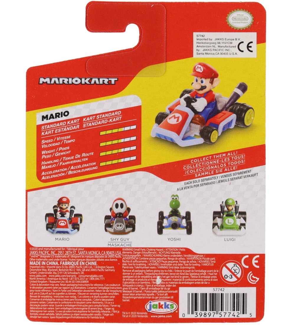 Super Mario Legetjsbil - Kart Racers W5 - Mario