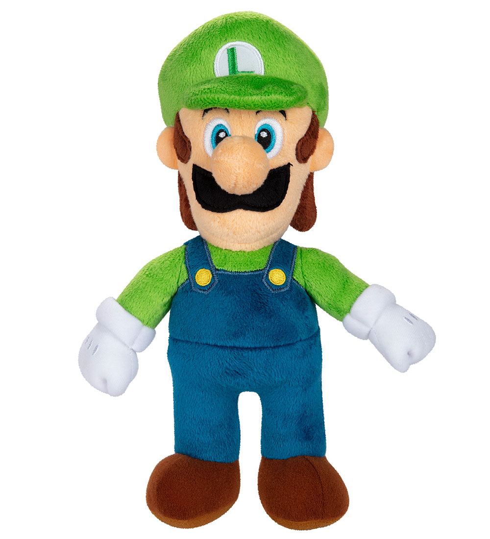 Super Mario Bamse - Plush - 25 cm - Luigi