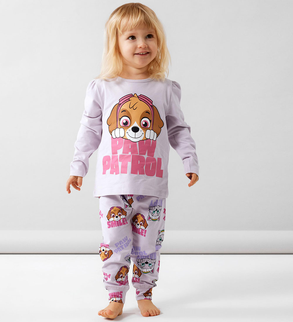Name It Nattøj - Noos - NmfJum PawPatrol - Orchid Hush m. Print
