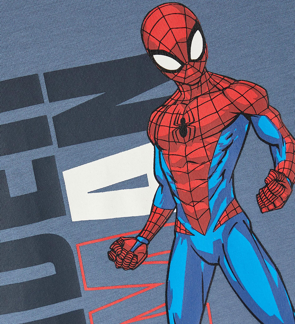 Name It Bluse - Noos - NmmJany Spiderman - Bluefin m. Print