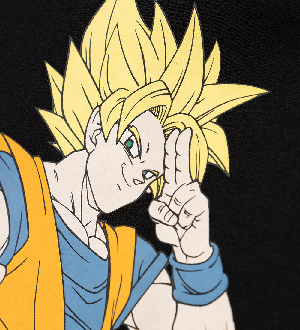 Name It Hættetrøje - Noos - NkmJoch Dragonball - Sort m. Print
