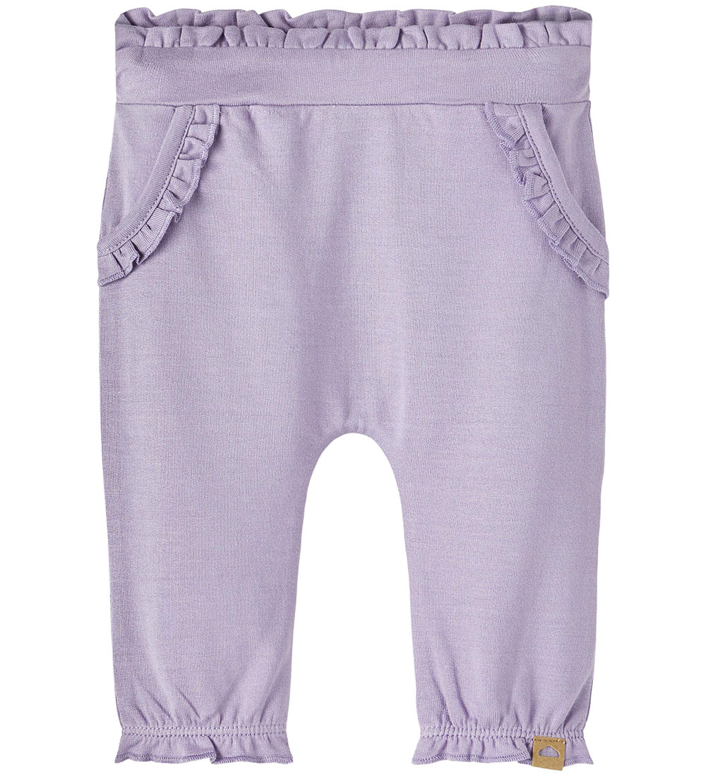 Name It Bukser - NbfKinaya - Lavender Gray
