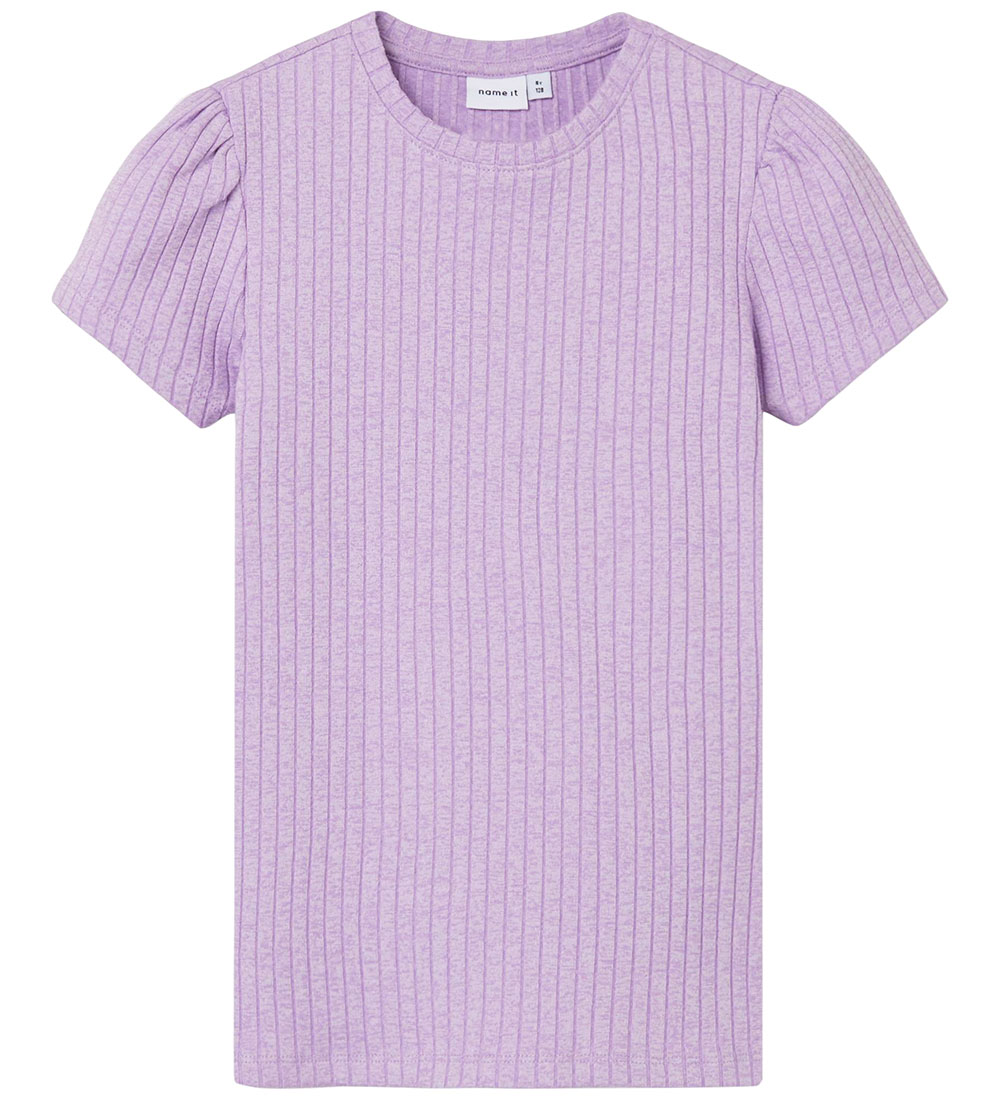 Name It T-shirt - Rib - NkfNajaa - Violet Tulle
