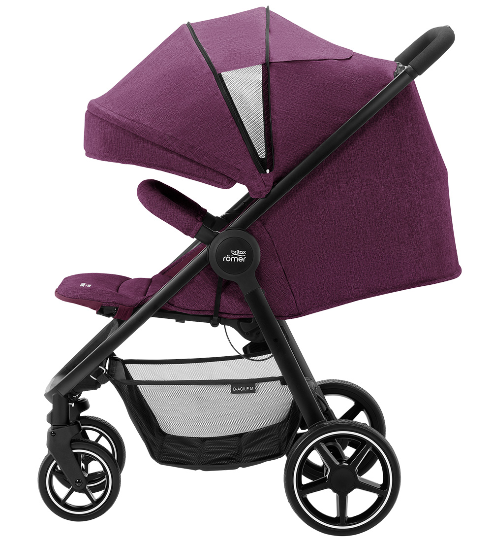 Britax Römer Klapvogn - B-Agile M - Cherry Wine/Black