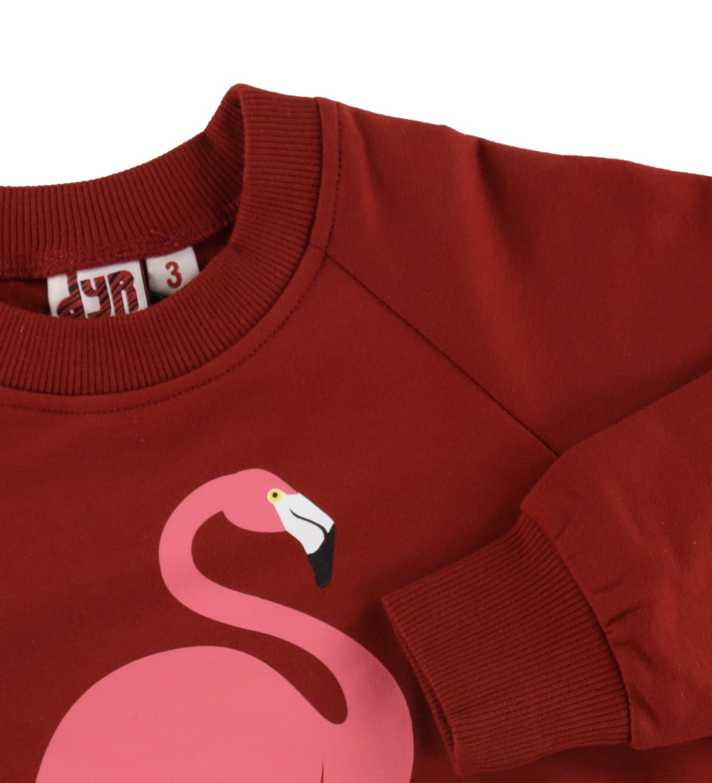 DYR-Cph Sweatshirt - DYRBellow - Dark Red Flamingo