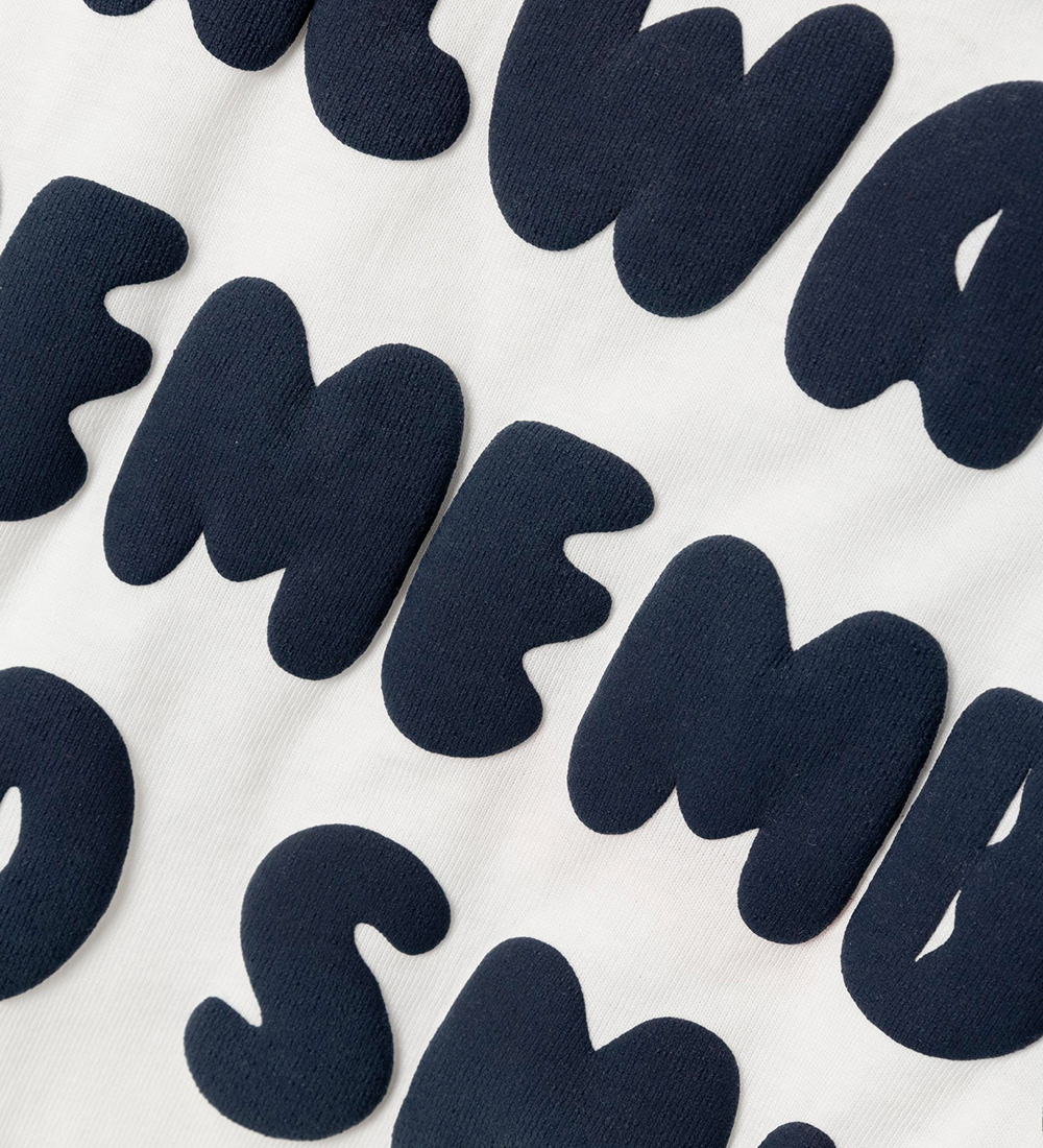 Name It T-shirt - NkfKaluna - Loose - White Alyssum m. Smiley