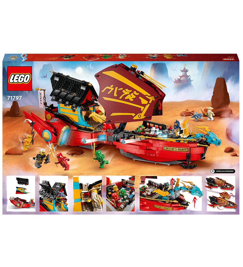 LEGO® Ninjago - Skæbnebåden - Kapløb Med Tiden 71797 - 1739 Dele