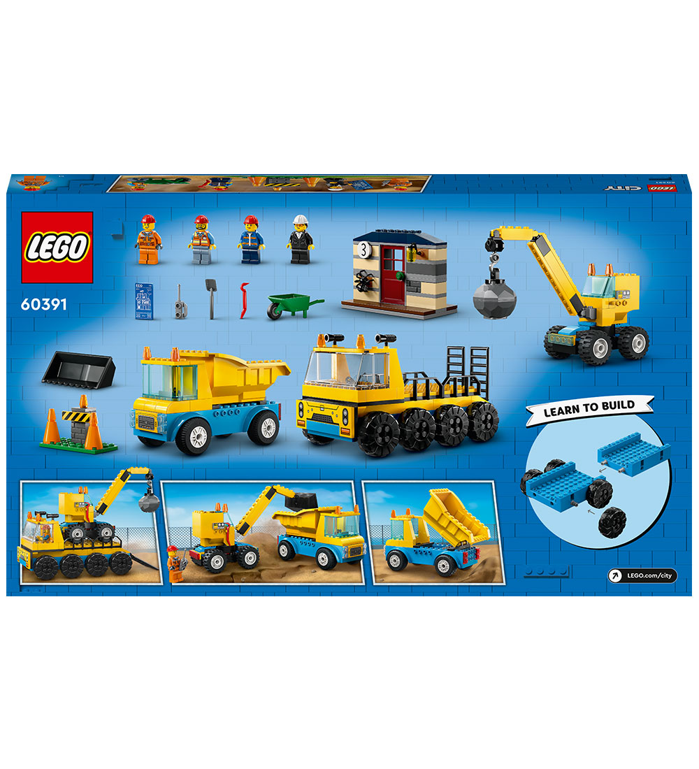 LEGO® City - Entreprenørmaskiner Og Nedrivningskran 60391 - 235