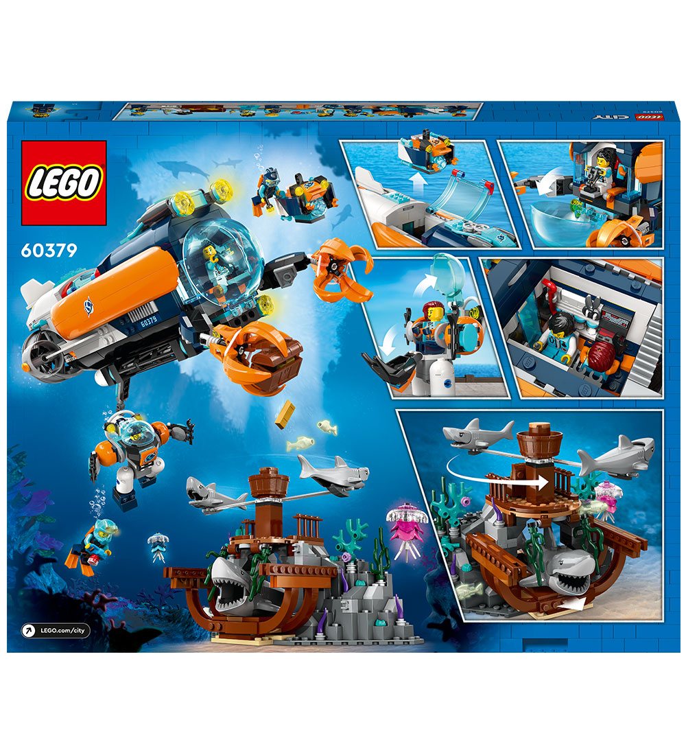 LEGO® City - Dybhavsudforsknings-ubåd 60379 - 842 Dele